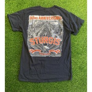 Sturgis 82nd Anniversary Motorcycle Rally 2022 Black Graphic T-Shirt Men's Sz M